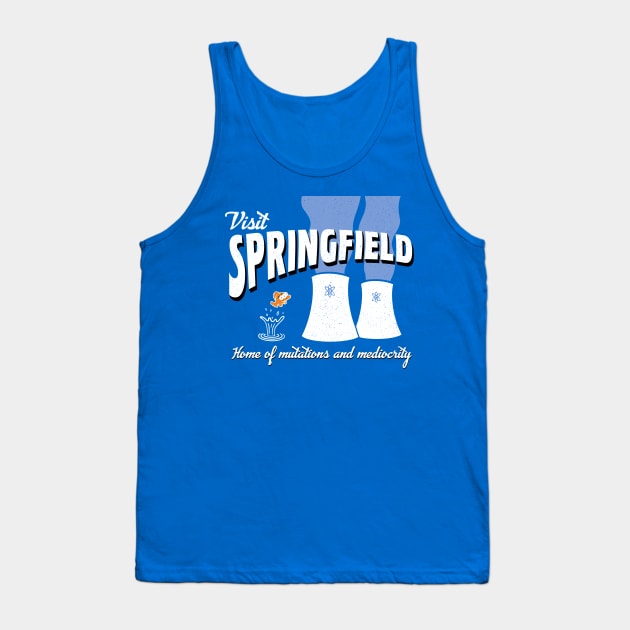 Visit Springfield Tank Top by Zachterrelldraws